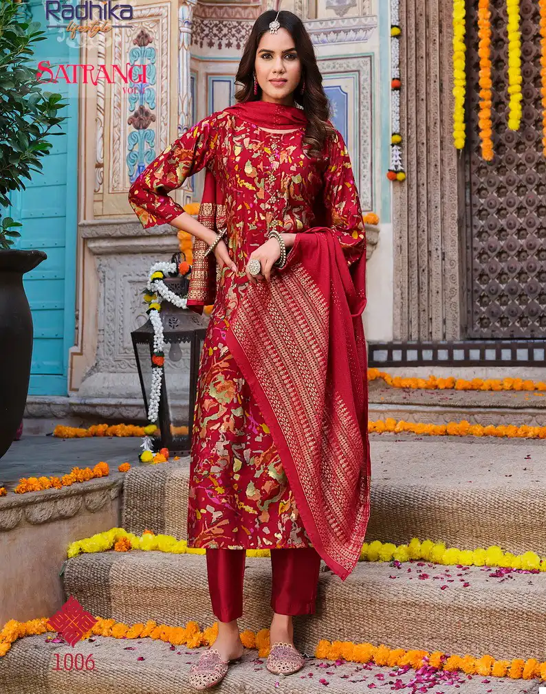 Radhika Lifestyle Satrangi Vol 1 Modal Wholesale Designer Readymade