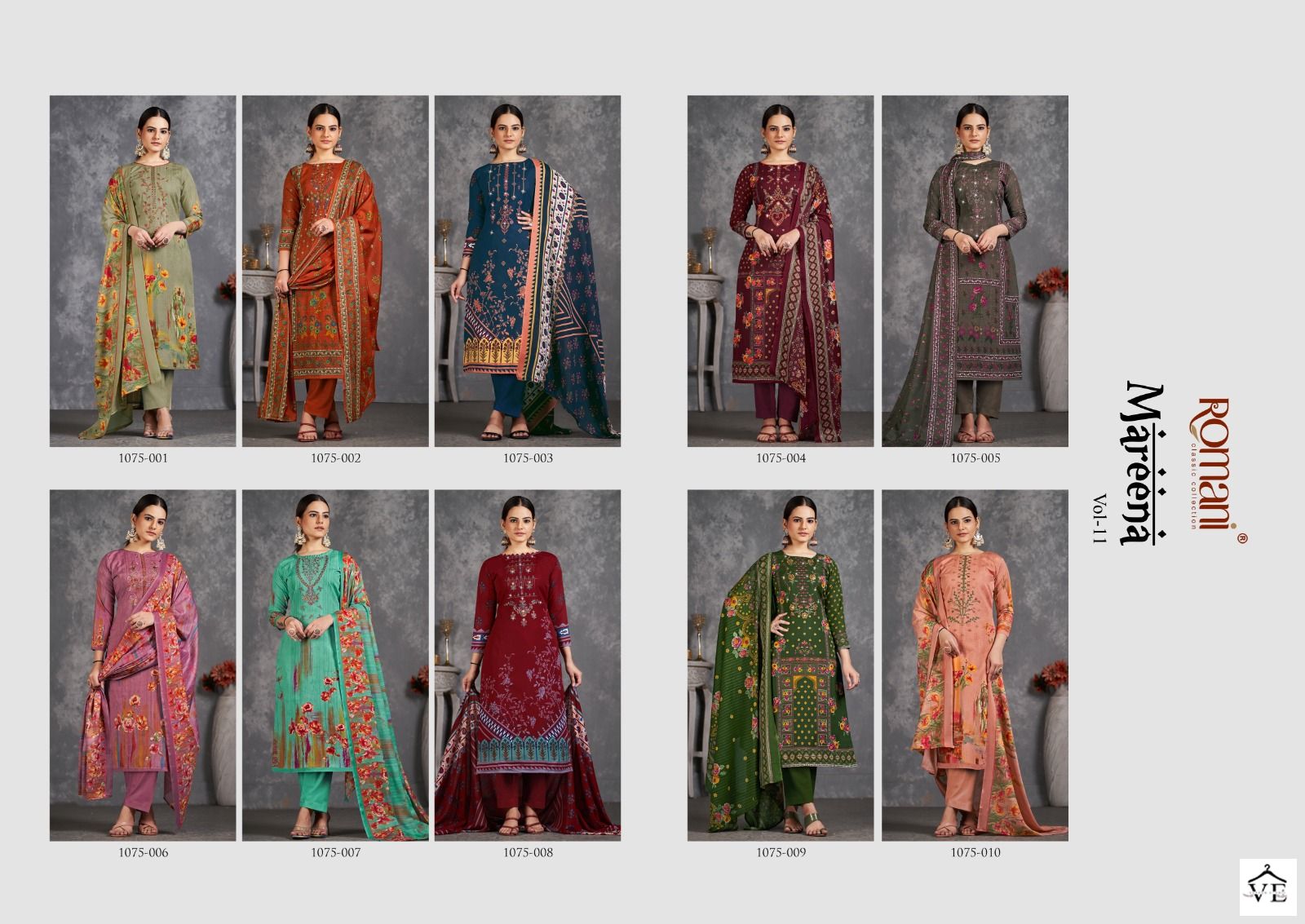 Romani Mareena Vol 11 Cotton Wholesale Salwar Suit Catalog Catalog - Image 11