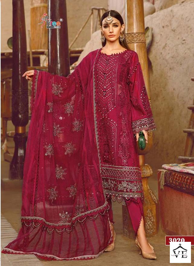 Shree Fabs Mariya B Lawn Eid Collection 2023 Lawn Cotton Wholesale Pakistani Salwar Suit Catalog - Image 2