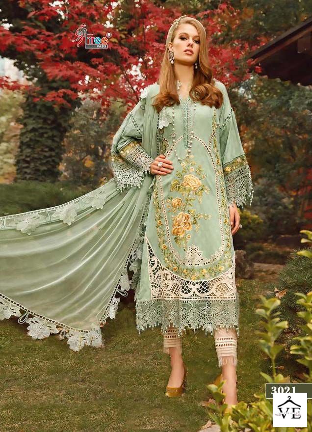 Shree Fabs Mariya B Lawn Eid Collection 2023 Lawn Cotton Wholesale Pakistani Salwar Suit Catalog - Image 3