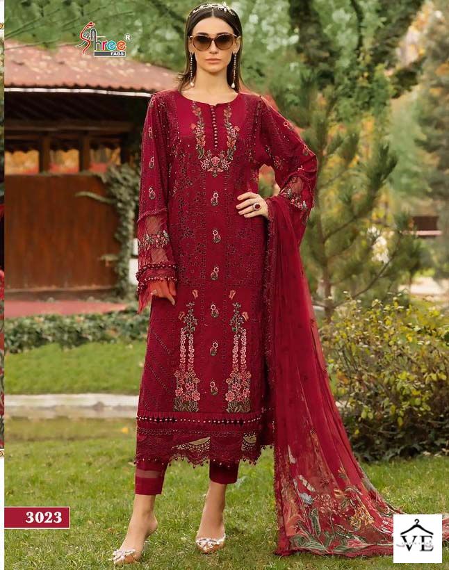 Shree Fabs Mariya B Lawn Eid Collection 2023 Lawn Cotton Wholesale Pakistani Salwar Suit Catalog