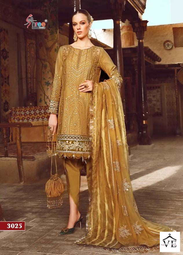 Shree Fabs Mariya B Lawn Eid Collection 2023 Lawn Cotton Wholesale Pakistani Salwar Suit Catalog - Image 6