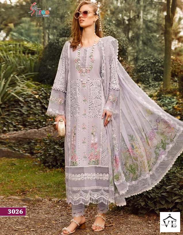 Shree Fabs Mariya B Lawn Eid Collection 2023 Lawn Cotton Wholesale Pakistani Salwar Suit Catalog - Image 7