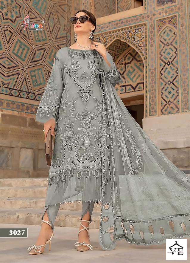 Shree Fabs Mariya B Lawn Eid Collection 2023 Lawn Cotton Wholesale Pakistani Salwar Suit Catalog - Image 8