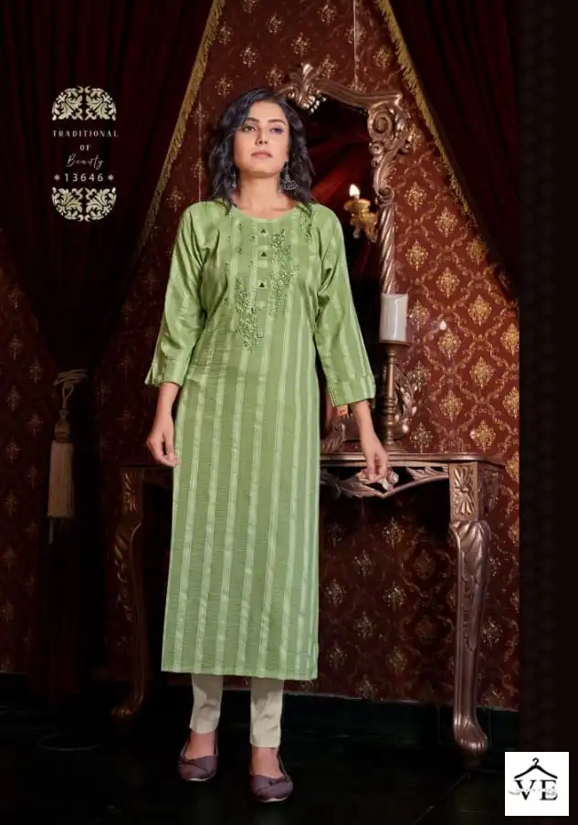 Kalaroop Optical Fancy Rayon Wholesale Kurti Catalog - Image 3