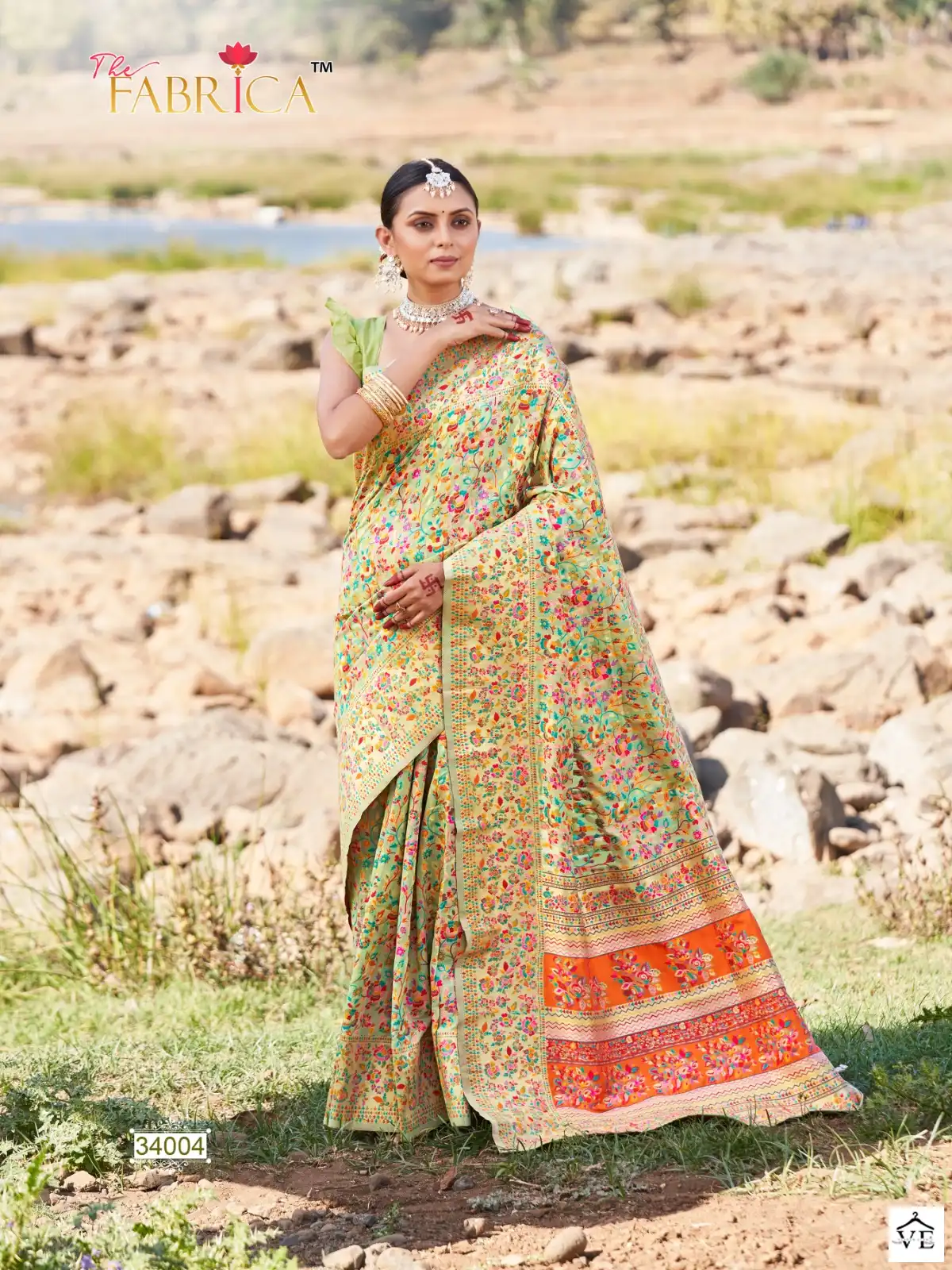 Fabrica 34000 Series Silk Wholesale Saree Catalog - Image 3