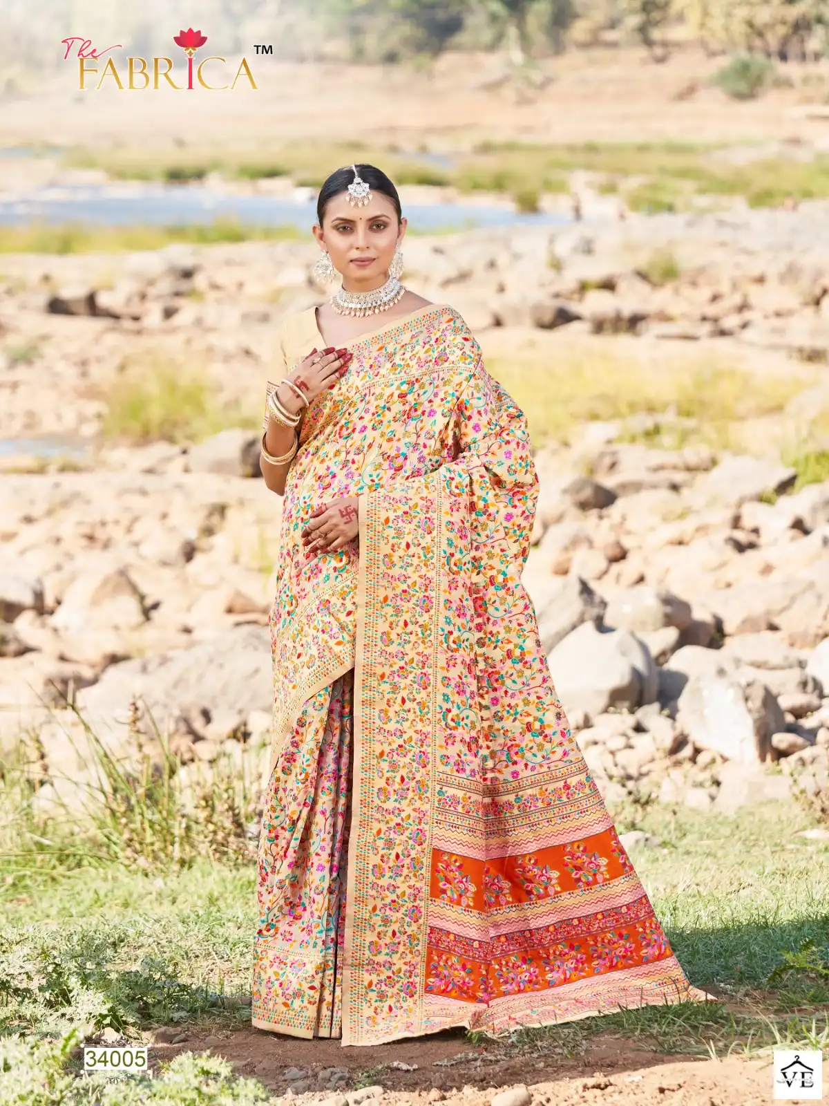 Fabrica 34000 Series Silk Wholesale Saree Catalog - Image 4