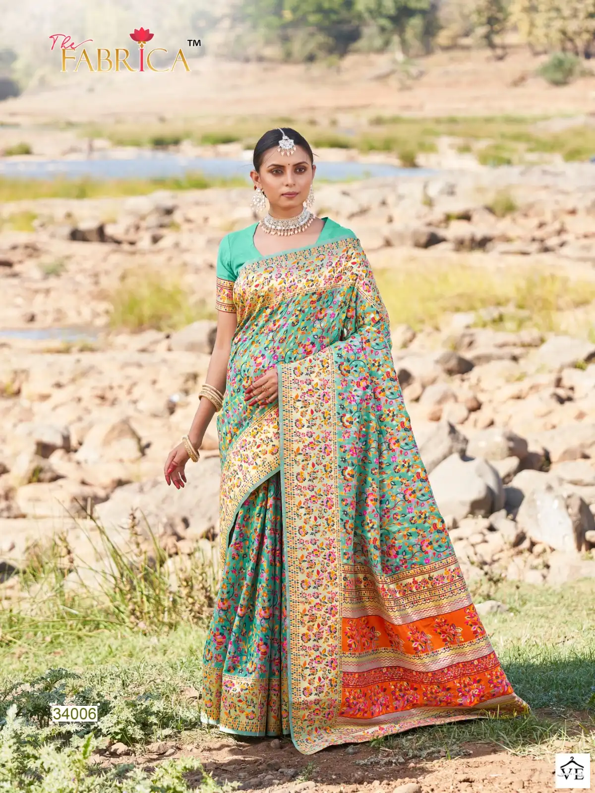 Fabrica 34000 Series Silk Wholesale Saree Catalog - Image 5