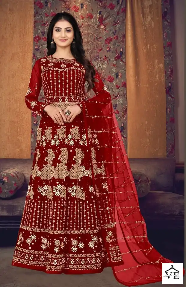 Swagat 628A To 628D Net Wholesale Designer Salwar Suit Catalog - Image 4