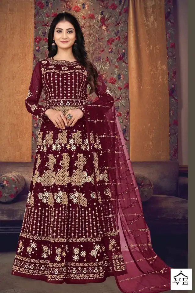 Swagat 628A To 628D Net Wholesale Designer Salwar Suit Catalog - Image 5