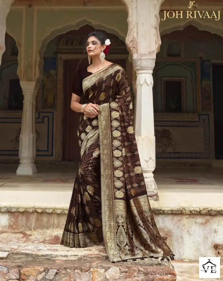 Joh Rivaaj Silk Bollywood Designer Saree, Length: 6.3 m at Rs 2285/piece in  Surat