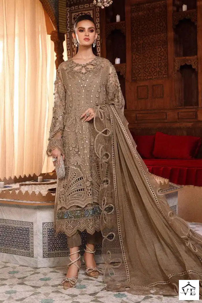 Serene S-97 Faux Georgette Wholesale Pakistani Suit - Image 3