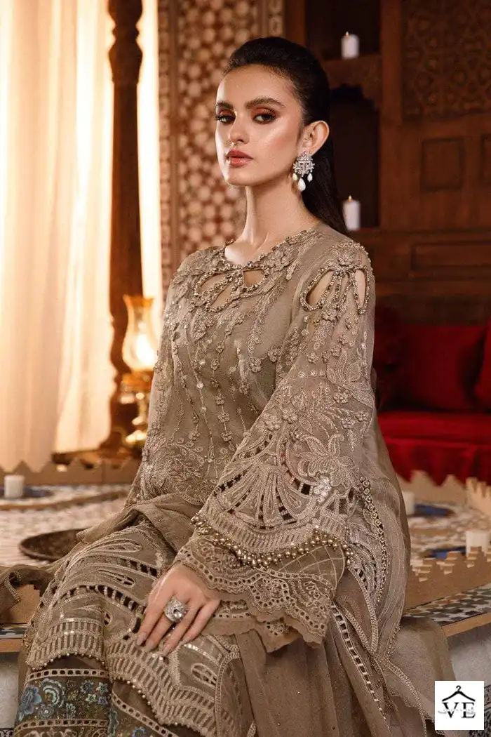 Serene S-97 Faux Georgette Wholesale Pakistani Suit - Image 2