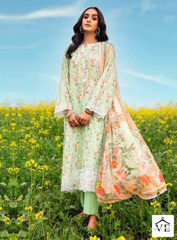 Serene Adan Libas Sersoon Lawn Cotton Wholesale Pakistani Salwar Suit Catalog - Image 5