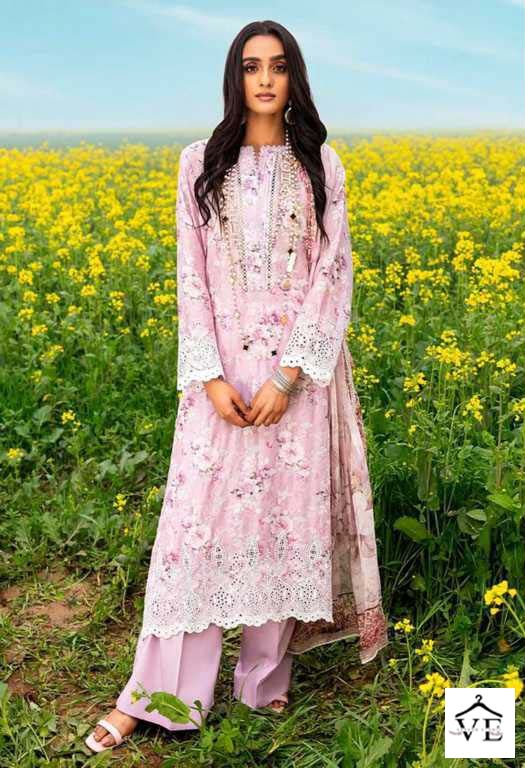 Serene Adan Libas Sersoon Lawn Cotton Wholesale Pakistani Salwar Suit Catalog - Image 6