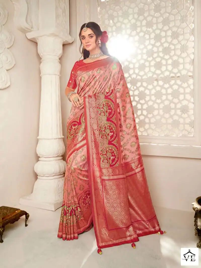 Hare Krishna Presenting New Georgget Saree With Maching Blouse Looking Nice  Party Wear Saree