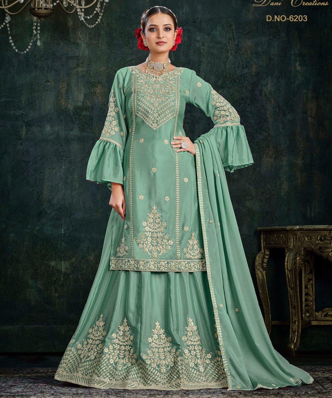 Heavy Designer Long Anarkali Lehenga Suits - Stylecaret.com