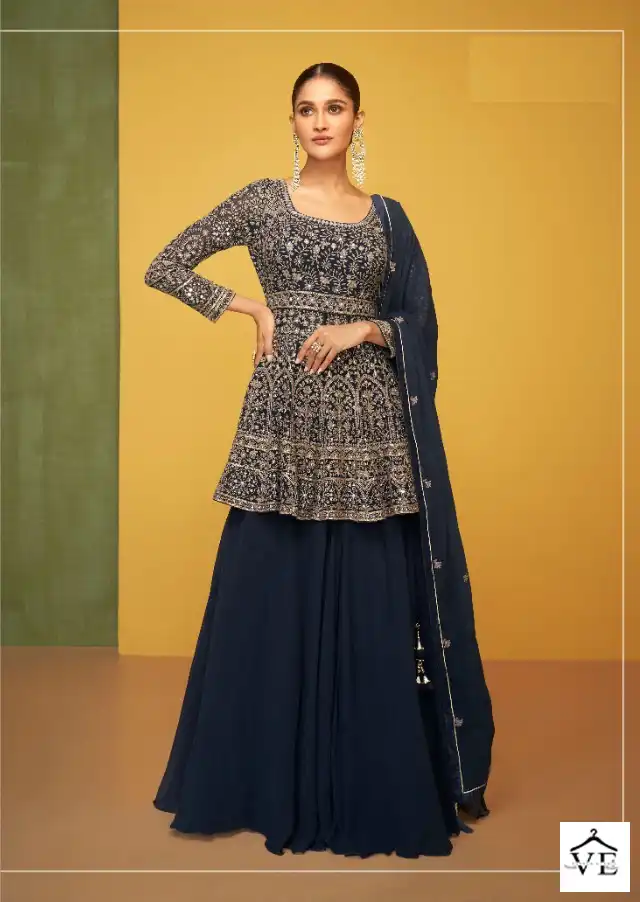 Sayuri Designer Petals Colour Premium Silk Wholesale Designer Salwar Suit Catalog - Image 2