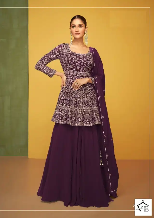 Sayuri Designer Petals Colour Premium Silk Wholesale Designer Salwar Suit Catalog - Image 3