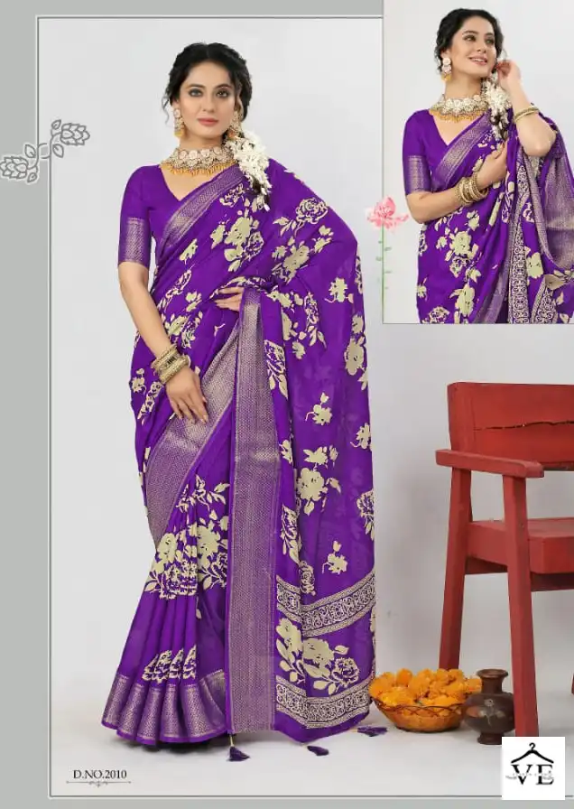 SR Ruchika Wholesale New Linen Concept With Kasab Border Sarees -  textiledeal.in