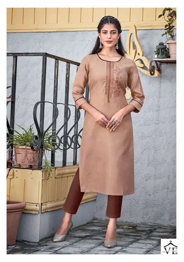 Vitara Award Jam Cotton Wholesale Kurti With Pant Catalog - Image 3