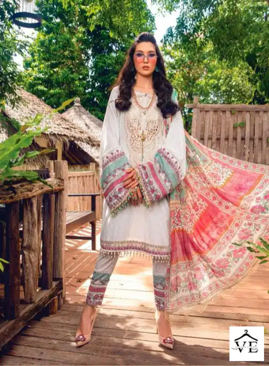 Tanishk Fashion M Print Maria B Pure Cameric Wholesale Pakistani Salwar ...