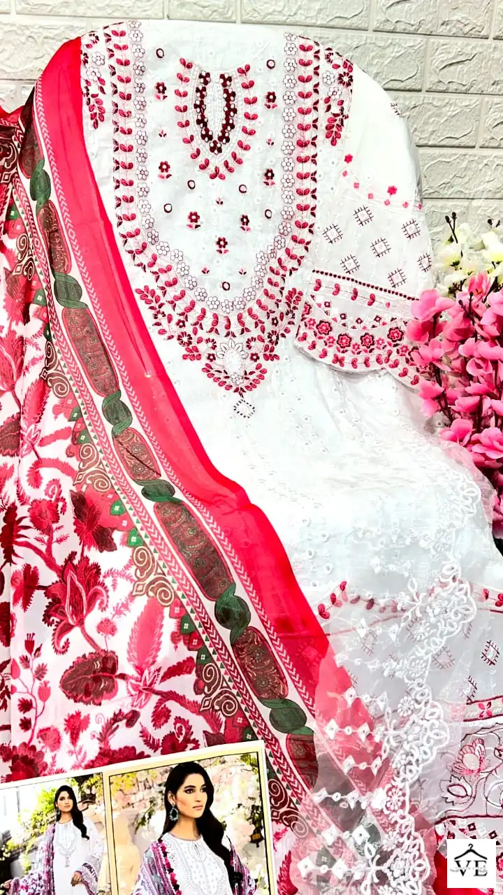 Dinsaa Roohi Color Cambric Wholesale Pakistani Salwar Suit Catalog - Image 12