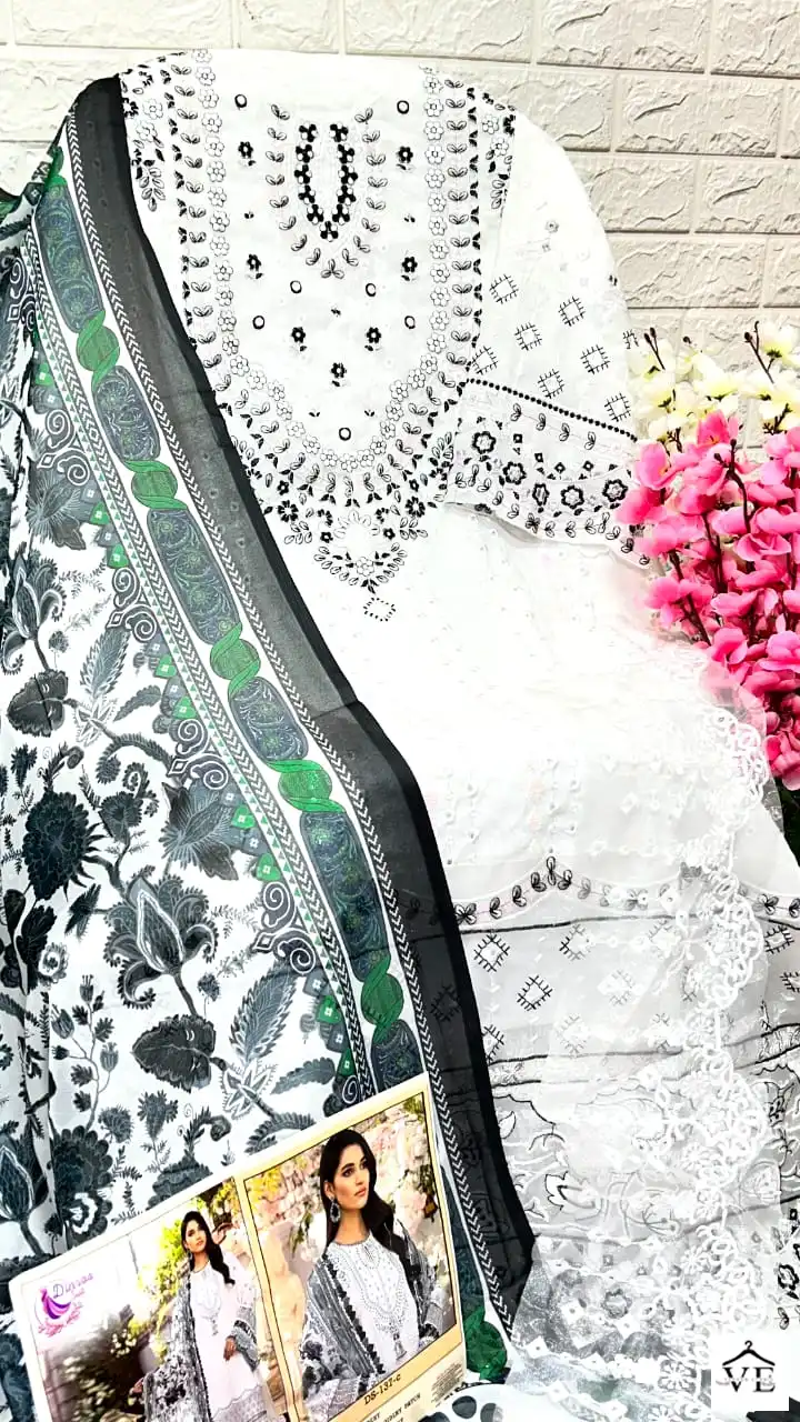 Dinsaa Roohi Color Cambric Wholesale Pakistani Salwar Suit Catalog - Image 15