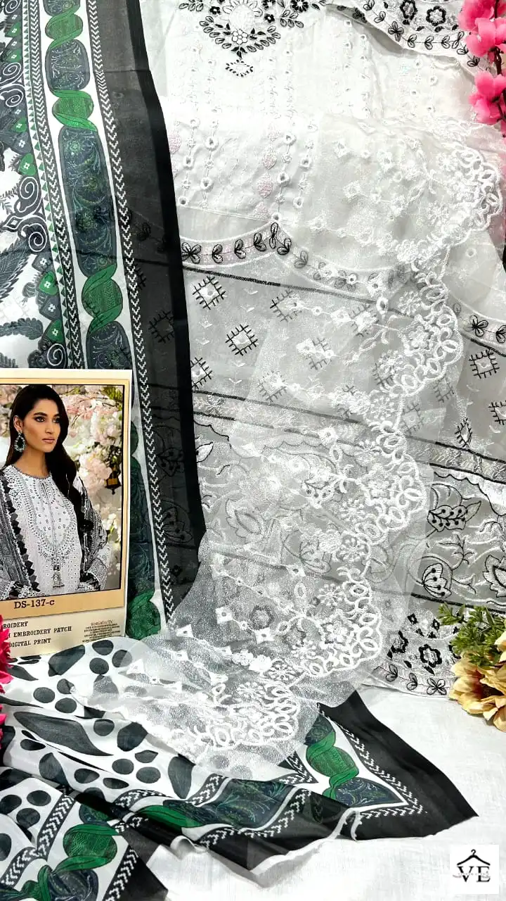 Dinsaa Roohi Color Cambric Wholesale Pakistani Salwar Suit Catalog - Image 3