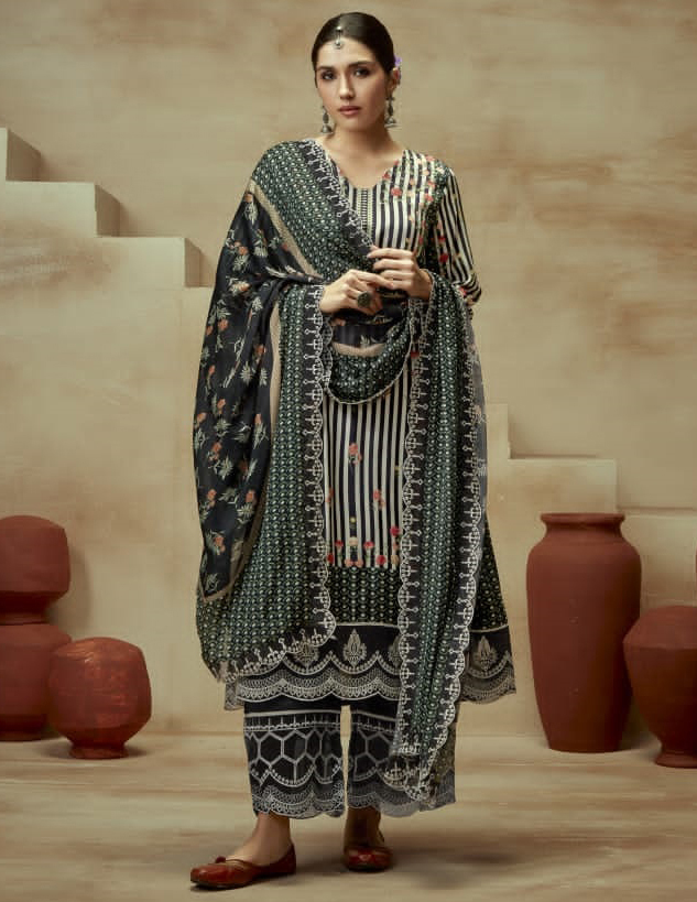 Kimora Heer Husn Pure Muslin Wholesale Designer Salwar Suit Catalog