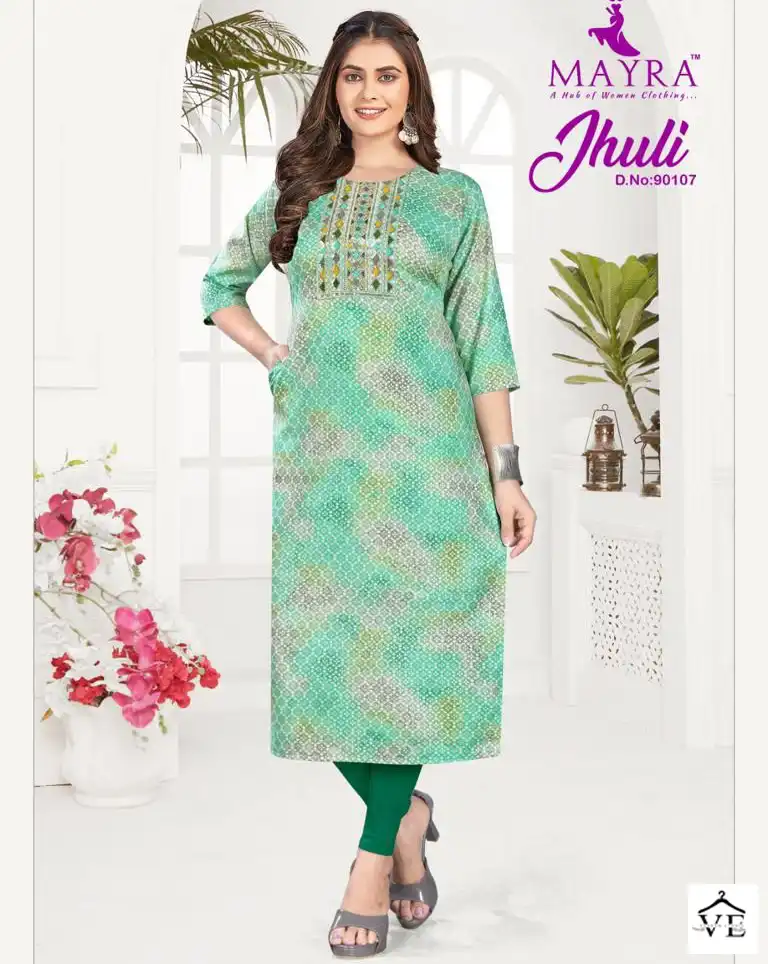 Mayra Jhuli Vol 2 Capsul Print Wholesale Kurtis Catalog