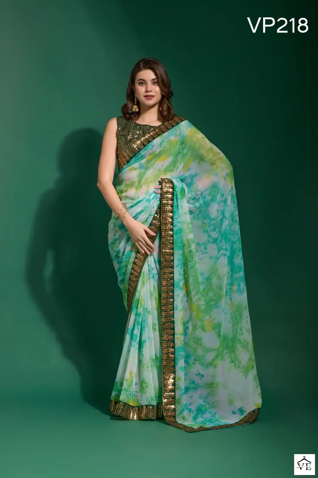 Rani's fashions - Designer brasso marble chiffon saree... | Facebook