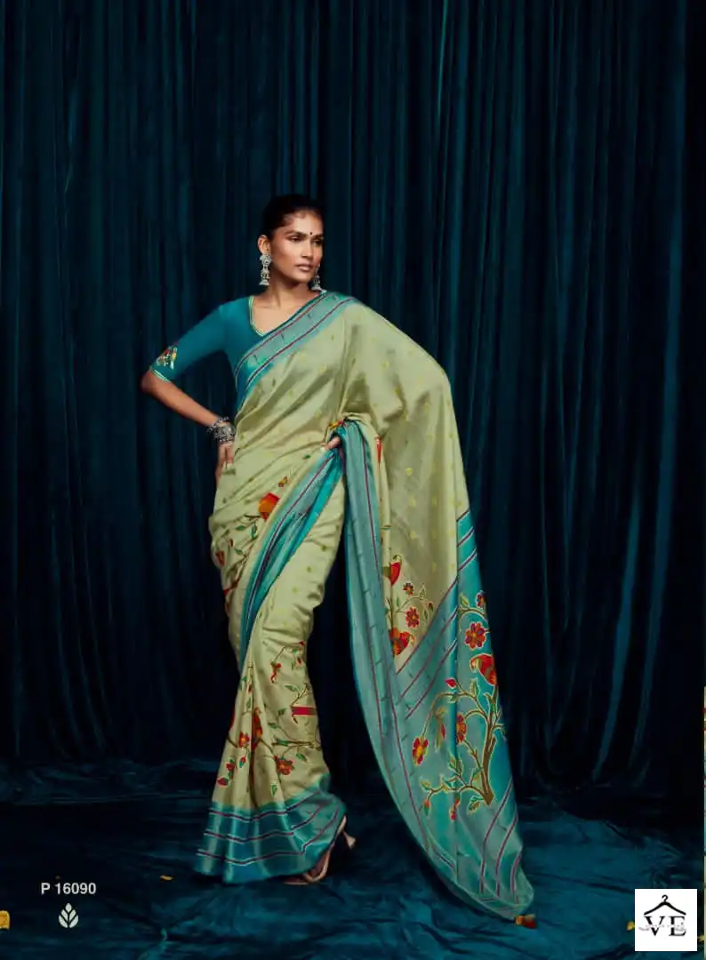 KINJAL BRASSO BY 5D DESIGNER CHIFFON UNSTICHED SAREES WHOLESALE 8 PCS