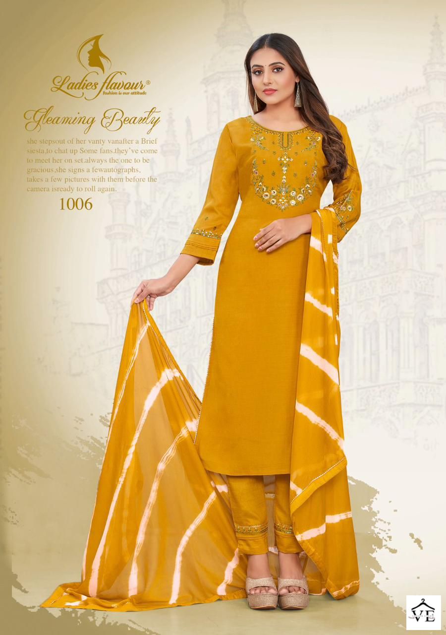 Ladies Flavour Noori Heavy Chinon Wholesale Readymade Suits Catalog - Image 5