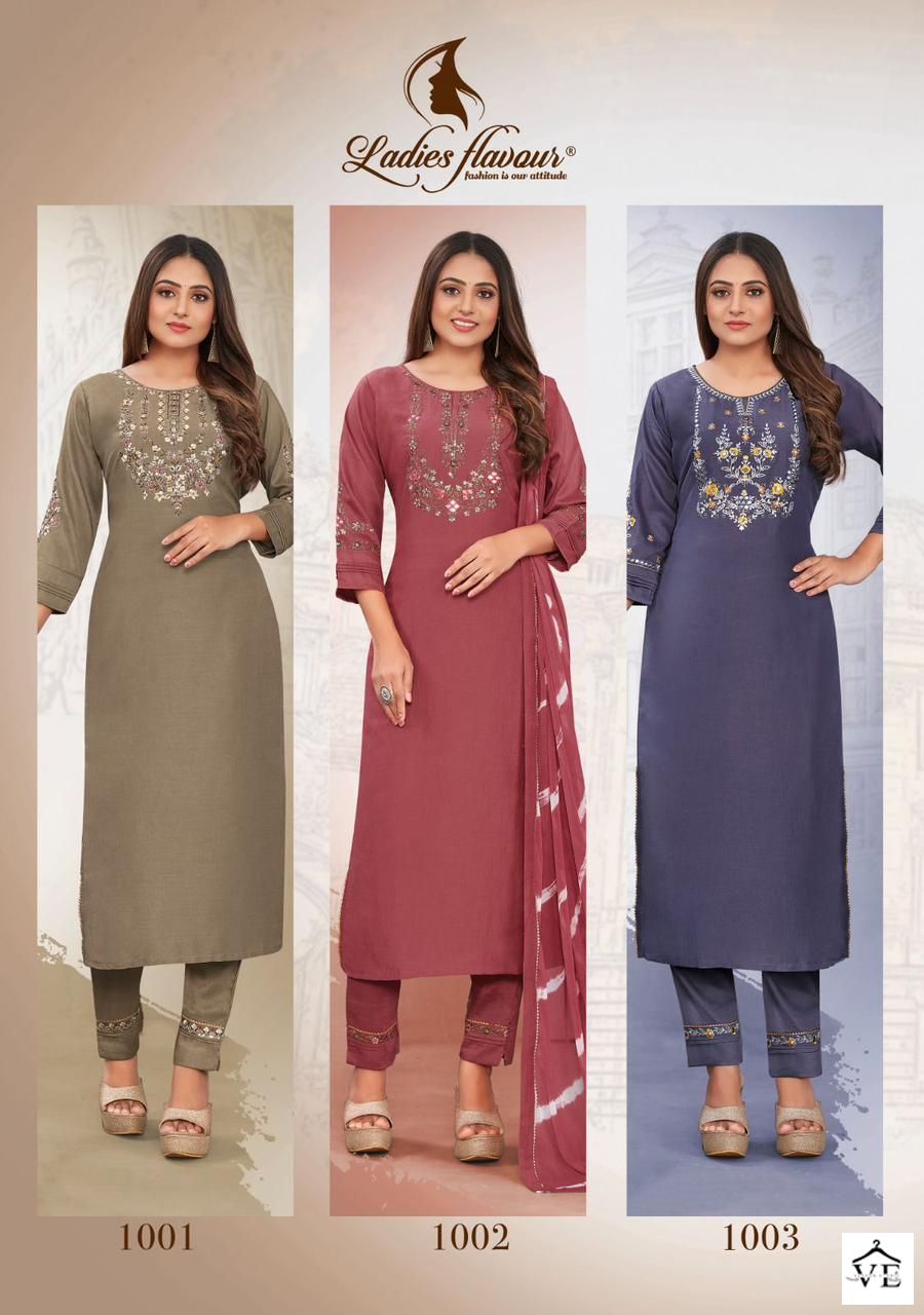 Ladies Flavour Noori Heavy Chinon Wholesale Readymade Suits Catalog - Image 6