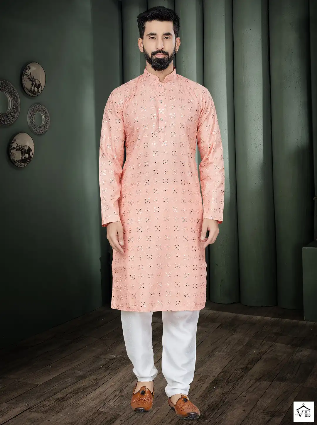 Outlook Combo Vol 1 Cotton Wholesale Kurta Pajama Catalog