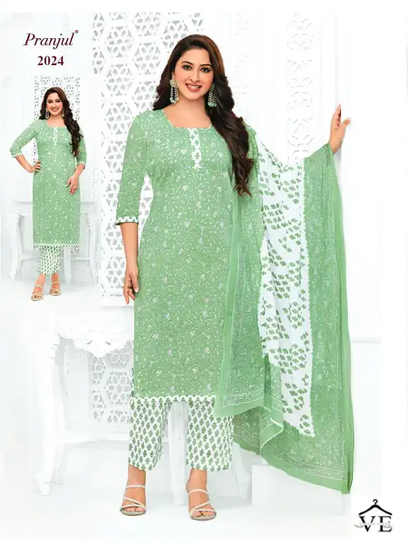Buy PRANJUL READYMADE COTTON CHURIDHAR XL 2563 Online at Best Prices in  India - JioMart.
