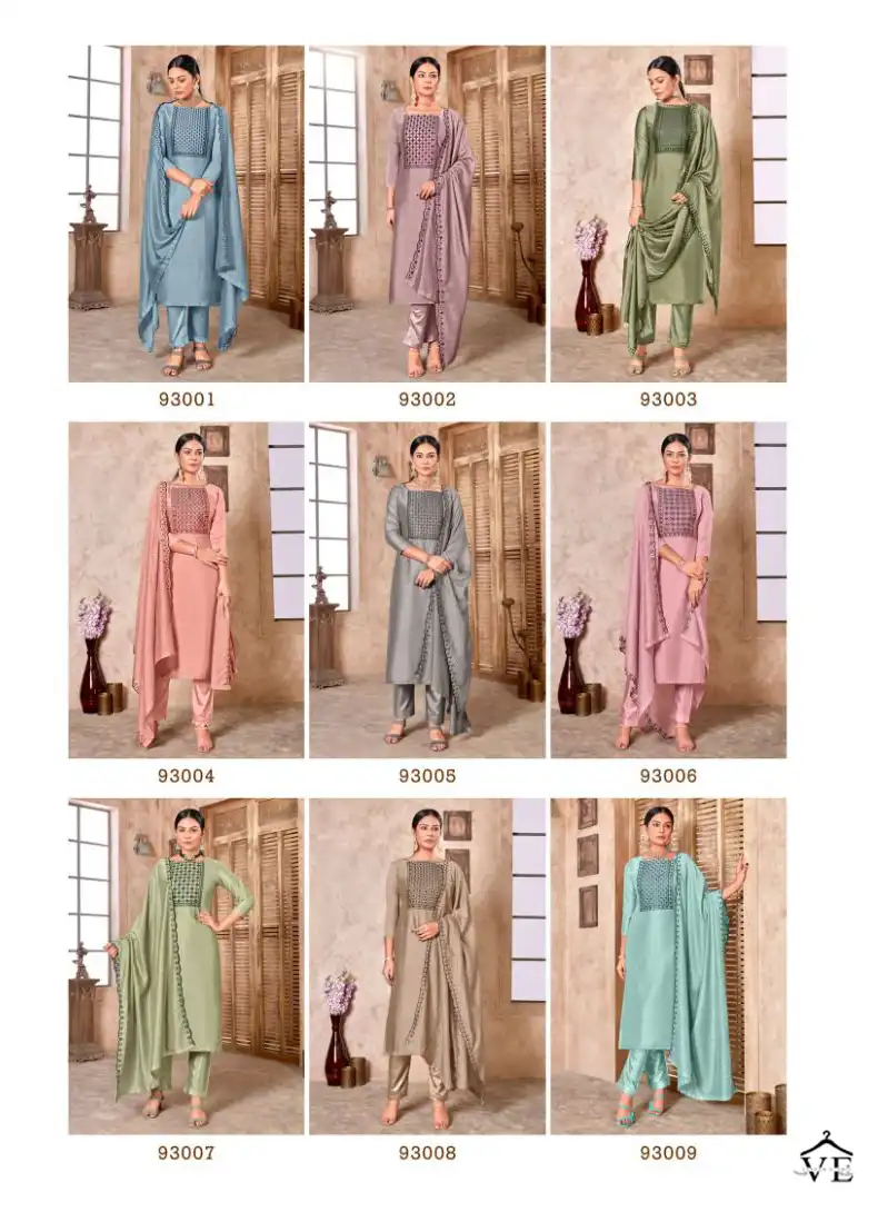 Vishnu Resham Silk Wholesale Designer Work Salwar Suit Catalog - Image 10