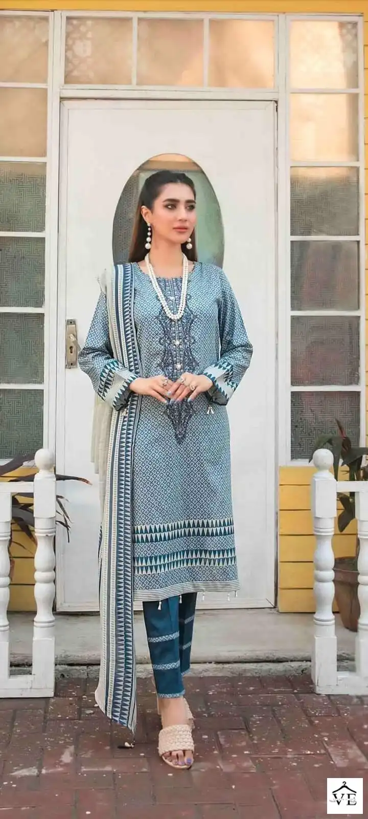 Tawakkal Tehzeeb Lawn Digital Printed Wholesale Original Pakistani Salwar Suit Catalog - Image 2