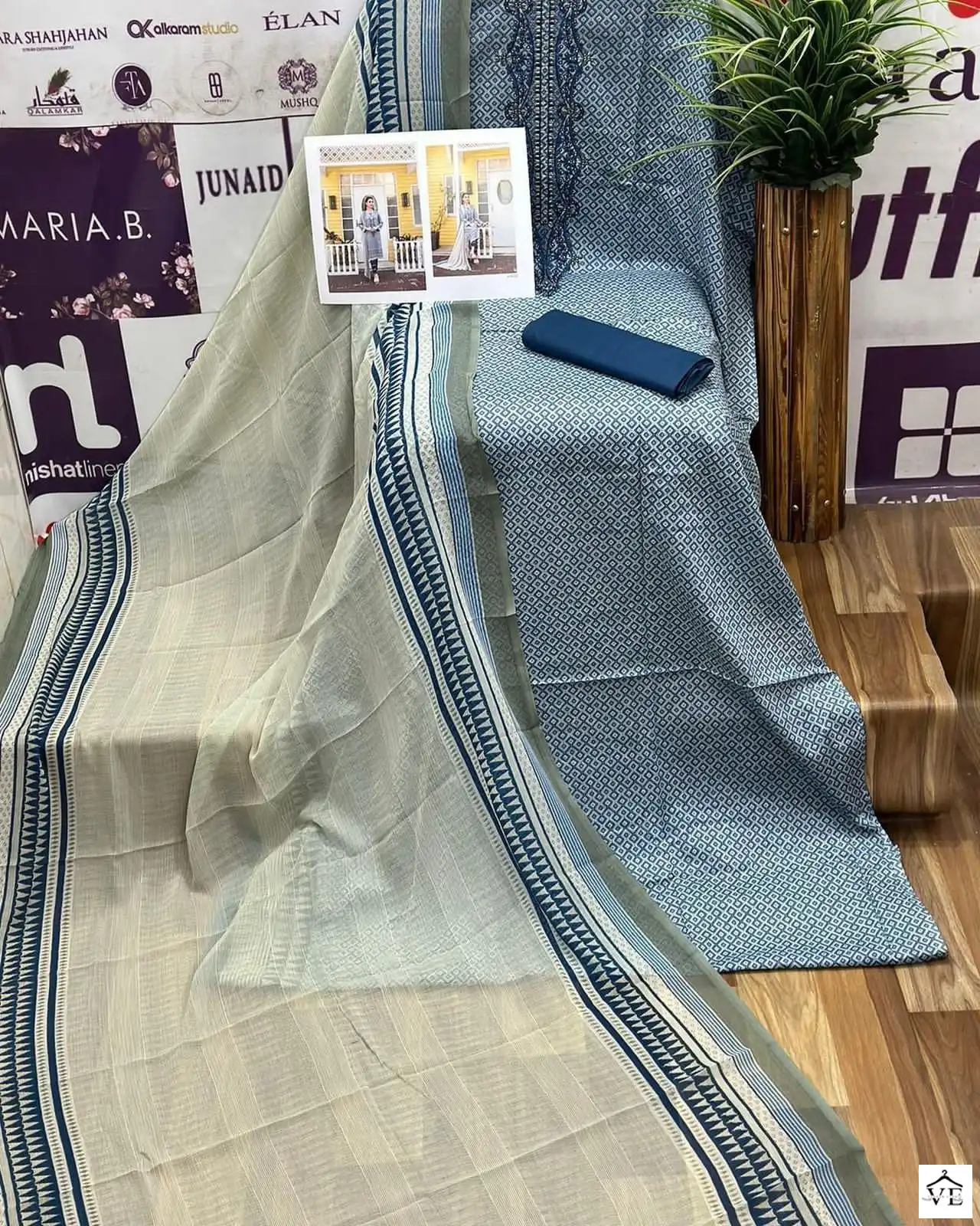 Tawakkal Tehzeeb Lawn Digital Printed Wholesale Original Pakistani Salwar Suit Catalog - Image 10