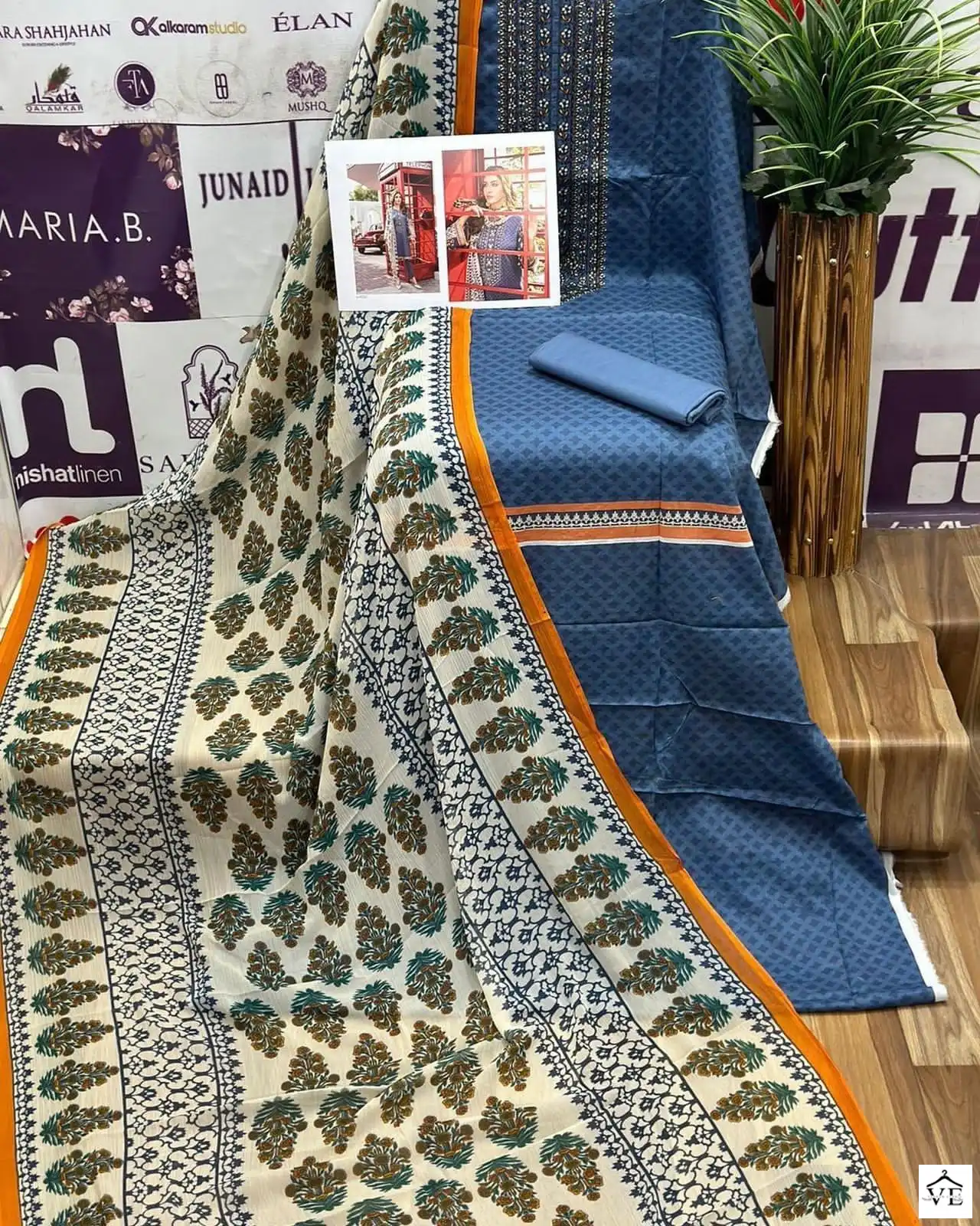 Tawakkal Tehzeeb Lawn Digital Printed Wholesale Original Pakistani Salwar Suit Catalog - Image 13