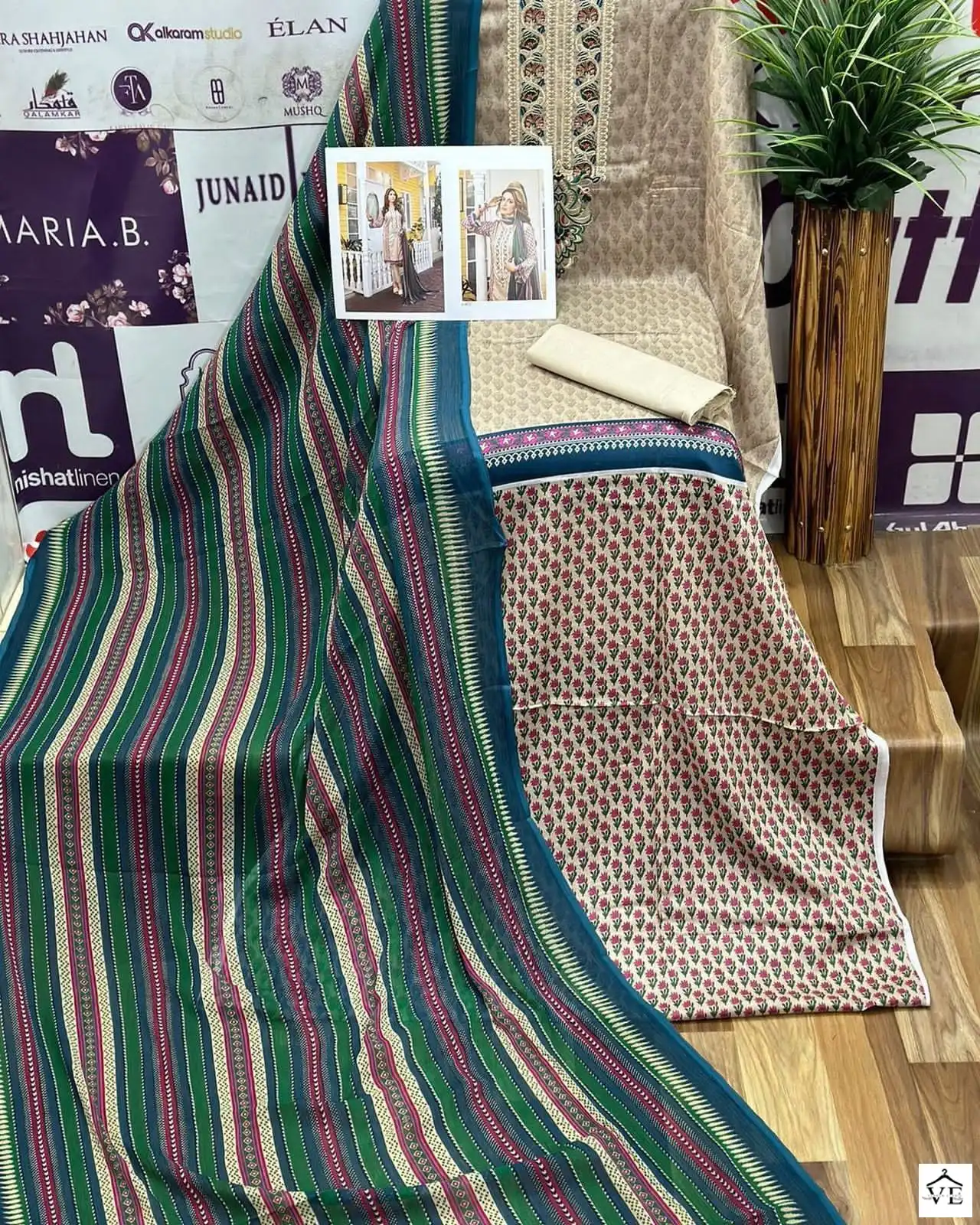 Tawakkal Tehzeeb Lawn Digital Printed Wholesale Original Pakistani Salwar Suit Catalog - Image 14