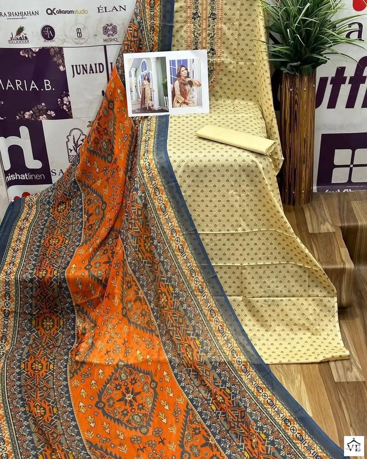 Tawakkal Tehzeeb Lawn Digital Printed Wholesale Original Pakistani Salwar Suit Catalog - Image 15