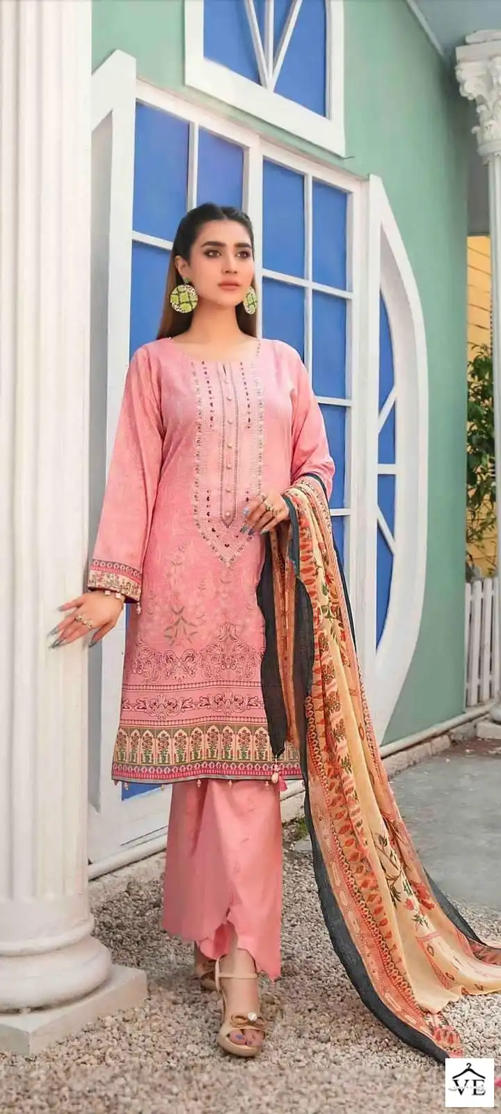 Tawakkal Tehzeeb Lawn Digital Printed Wholesale Original Pakistani Salwar Suit Catalog - Image 5
