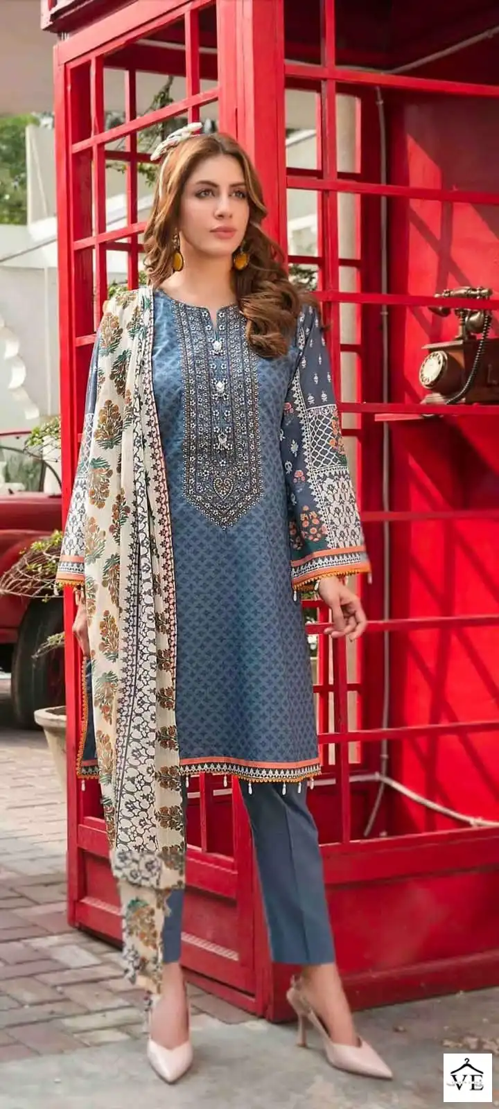 Tawakkal Tehzeeb Lawn Digital Printed Wholesale Original Pakistani Salwar Suit Catalog - Image 7