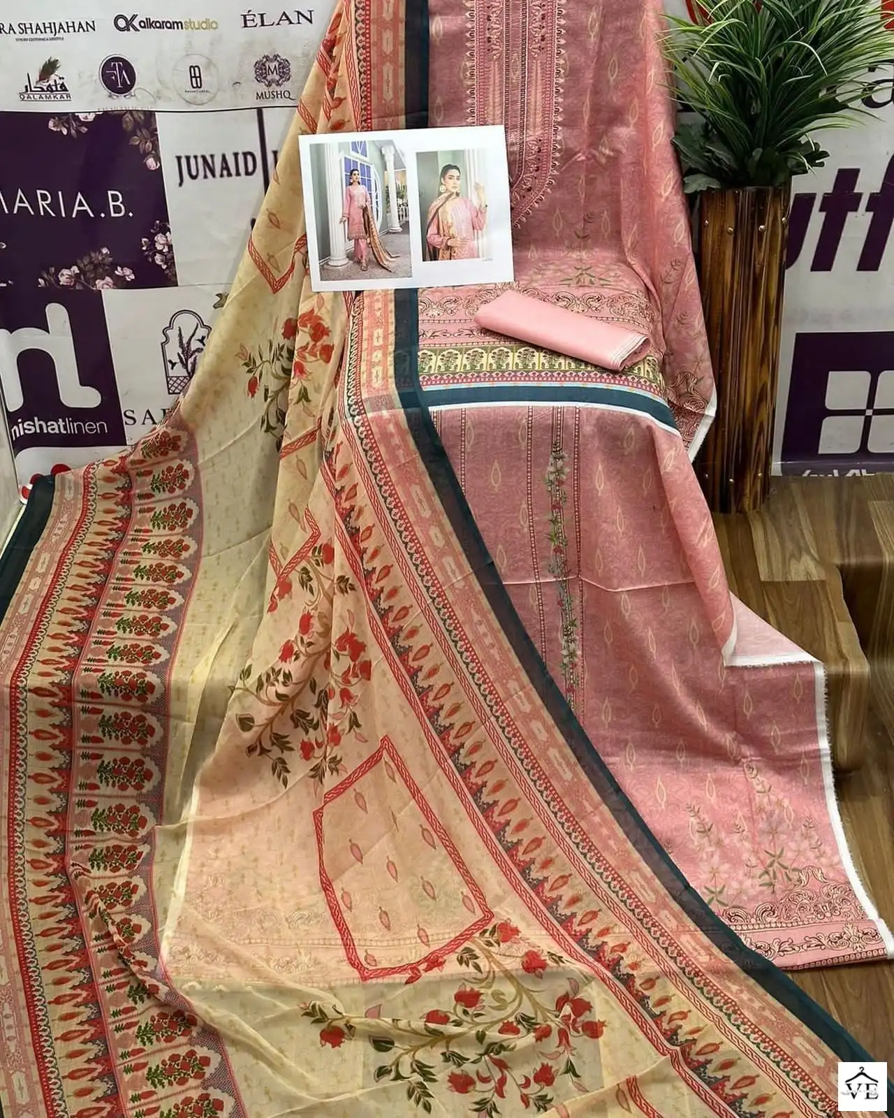 Tawakkal Tehzeeb Lawn Digital Printed Wholesale Original Pakistani Salwar Suit Catalog - Image 9