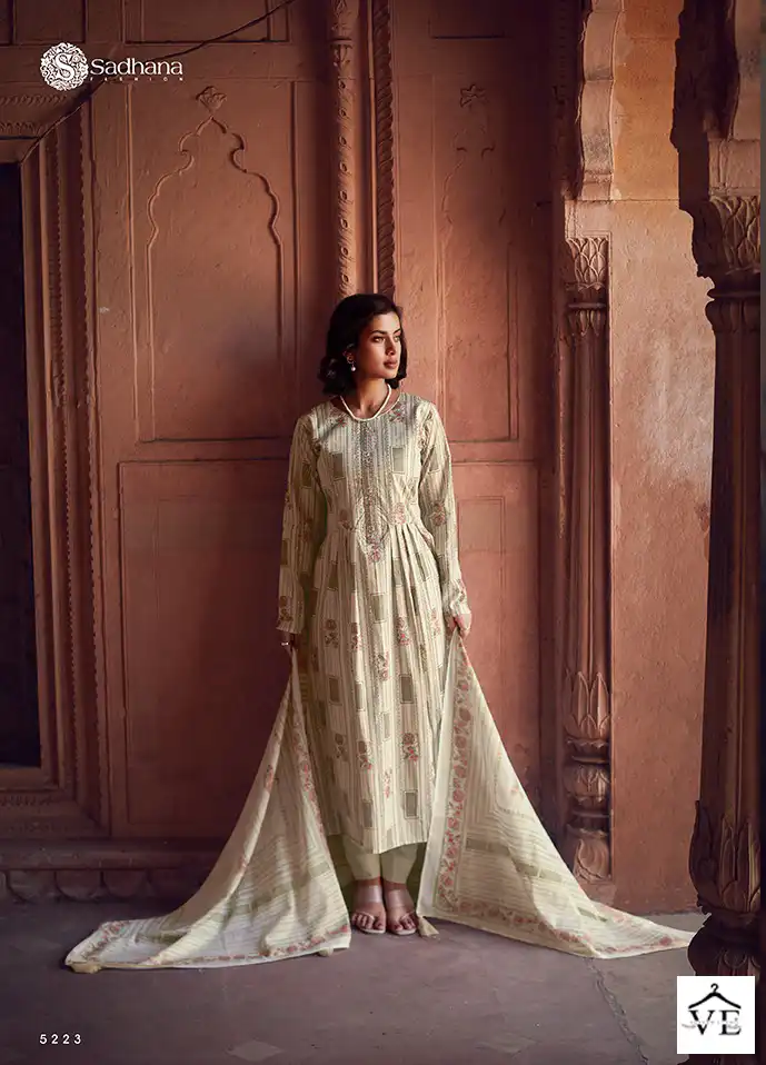 Sadhana Warli Art Pure Lawn Cotton Wholesale Designer Salwar Suit Catalog - Image 11