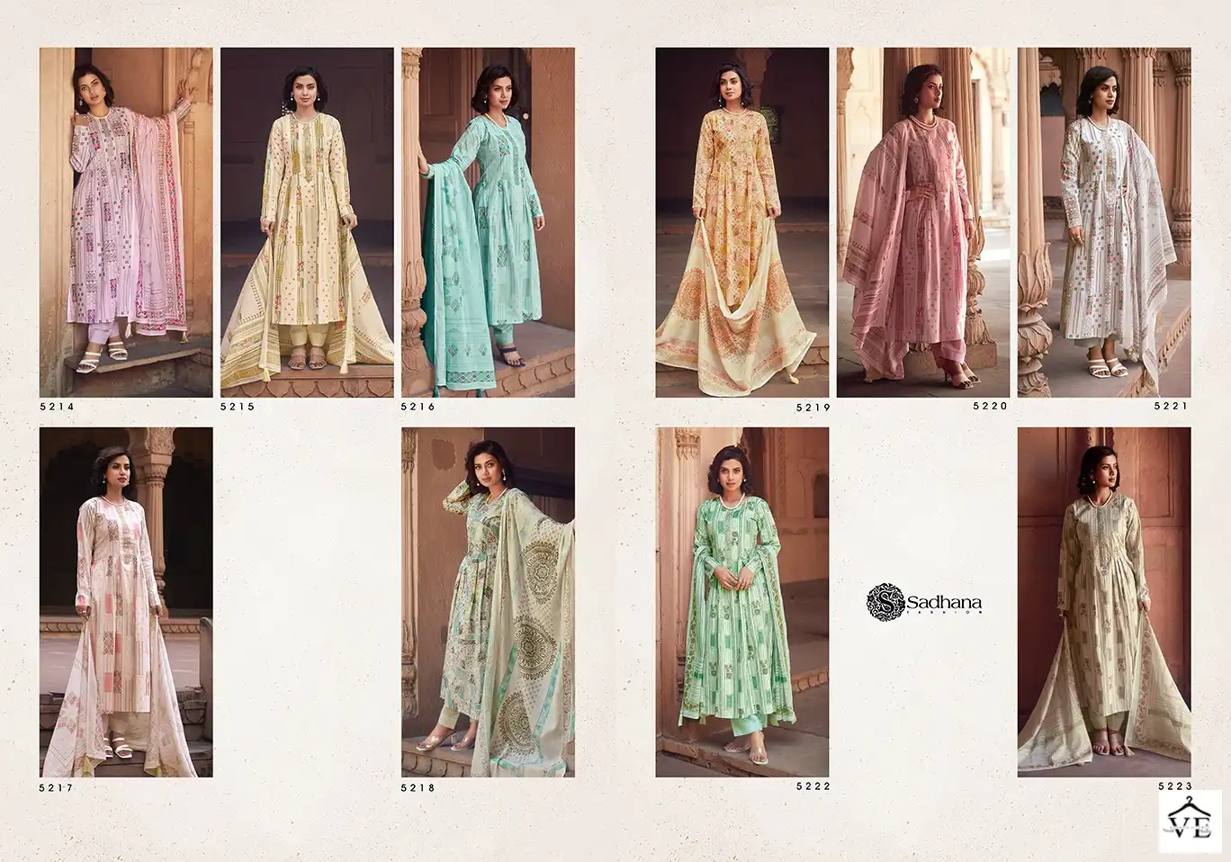 Sadhana Warli Art Pure Lawn Cotton Wholesale Designer Salwar Suit Catalog - Image 13