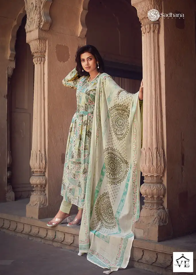 Sadhana Warli Art Pure Lawn Cotton Wholesale Designer Salwar Suit Catalog - Image 5