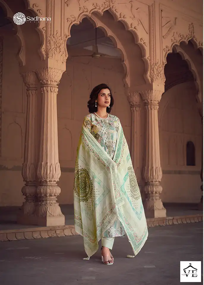 Sadhana Warli Art Pure Lawn Cotton Wholesale Designer Salwar Suit Catalog - Image 7